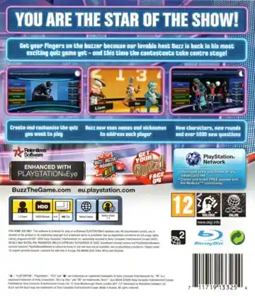 Buzz! - Quiz World (USA) (v1.02) (Disc) (Update) box cover back